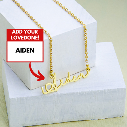 Customizable Name Necklace – Elegant & Versatile Design