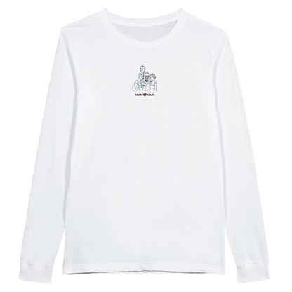 Heart2Heart Custom Embroidery Unisex Longsleeve T-Shirt (Upload your picture)